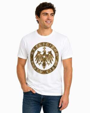 Men's Affliction Black Label Premium Freedom Ring Y2K  T-Shirt Medium NWT L300